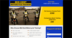 Desktop Screenshot of midkentmotorcycletraining.co.uk