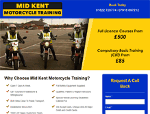Tablet Screenshot of midkentmotorcycletraining.co.uk